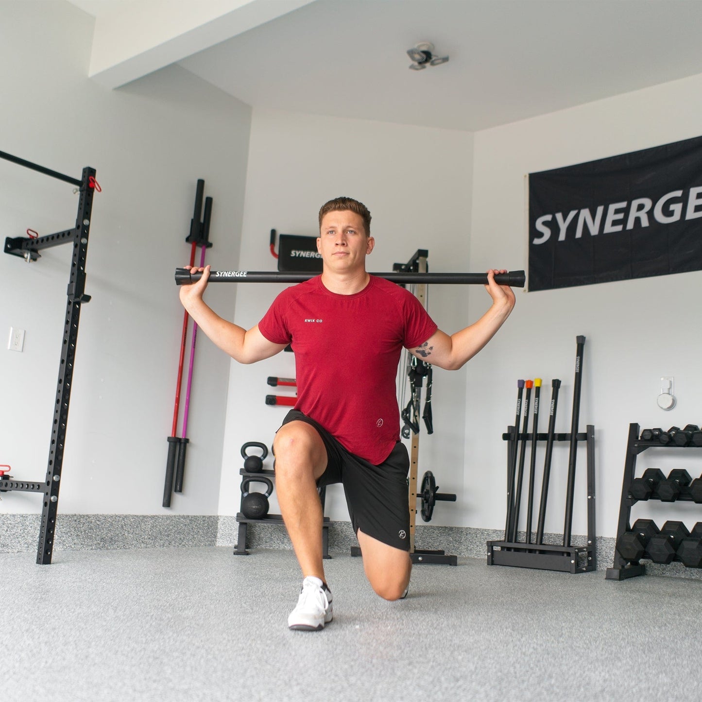 Synergee Weight Bar Rack - Grit Grind Strength