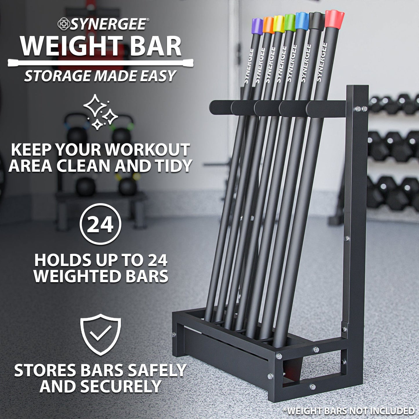 Synergee Weight Bar Rack - Grit Grind Strength