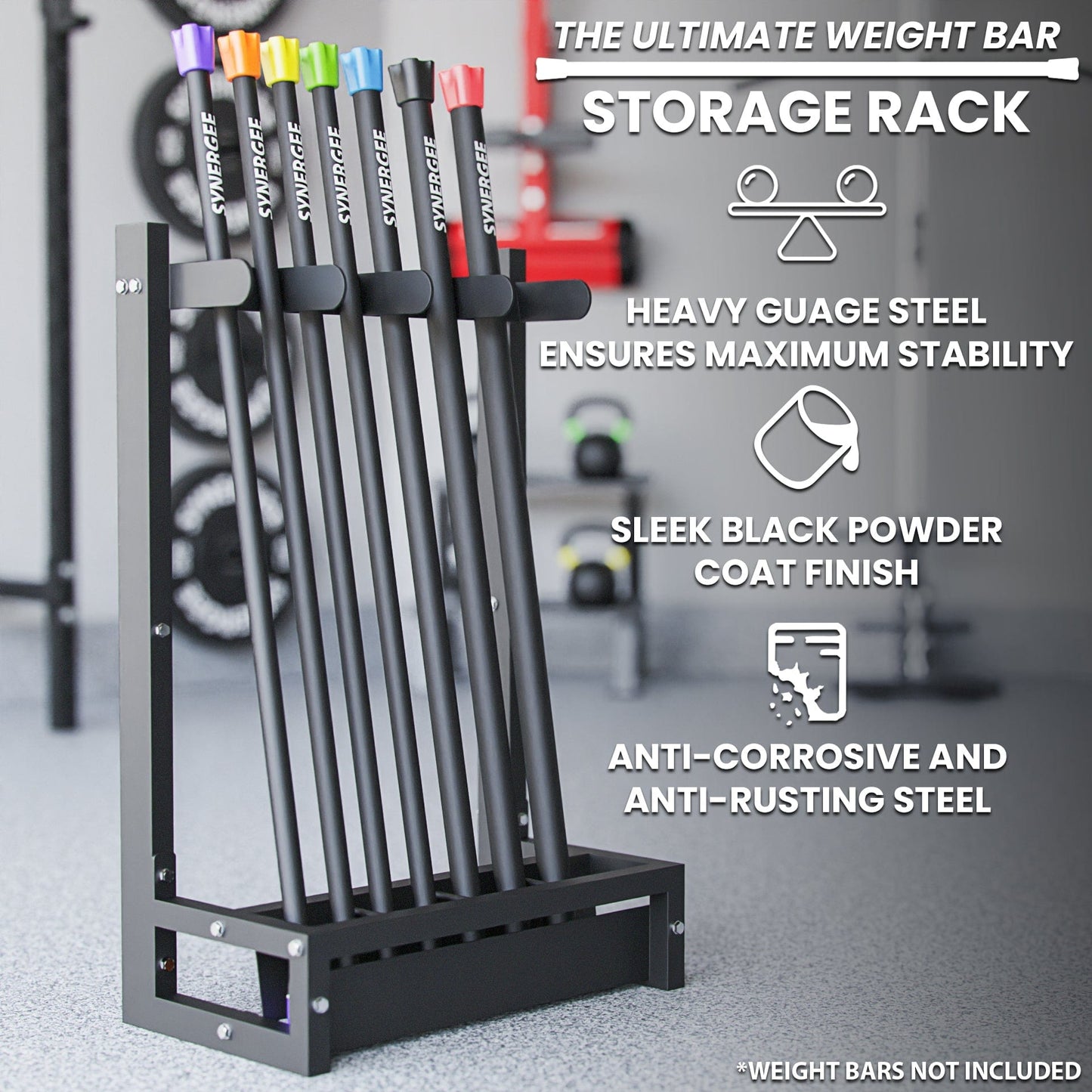Synergee Weight Bar Rack - Grit Grind Strength