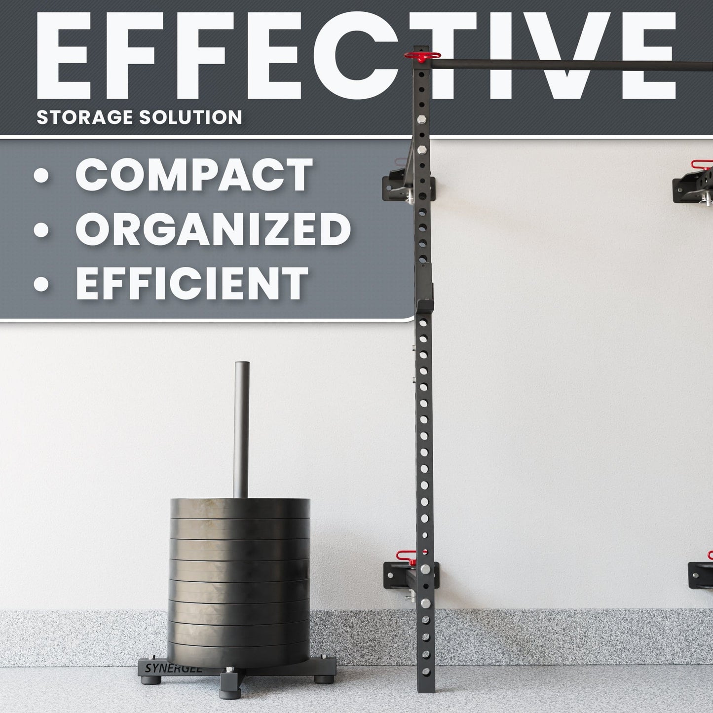 Synergee Weight Plate Stacker - Grit Grind Strength
