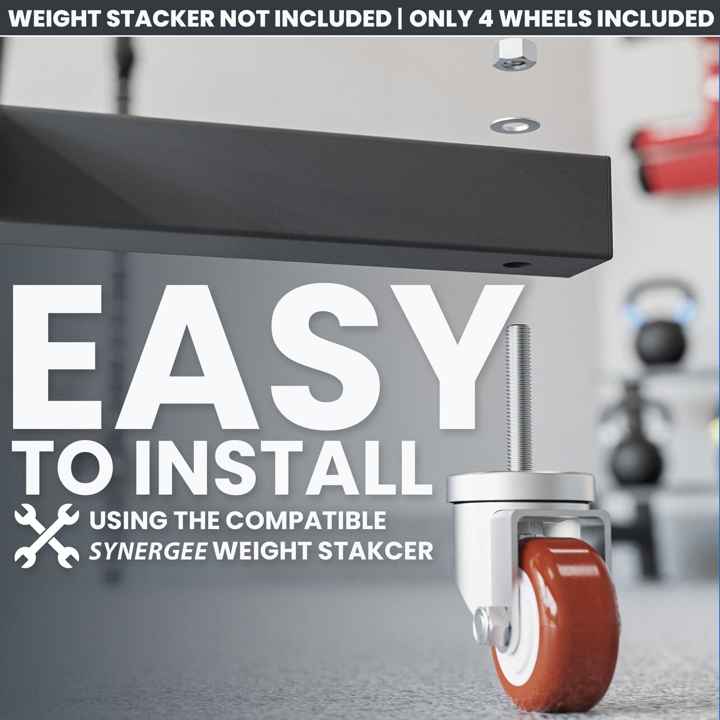 Synergee Weight Plate Stacker - Grit Grind Strength