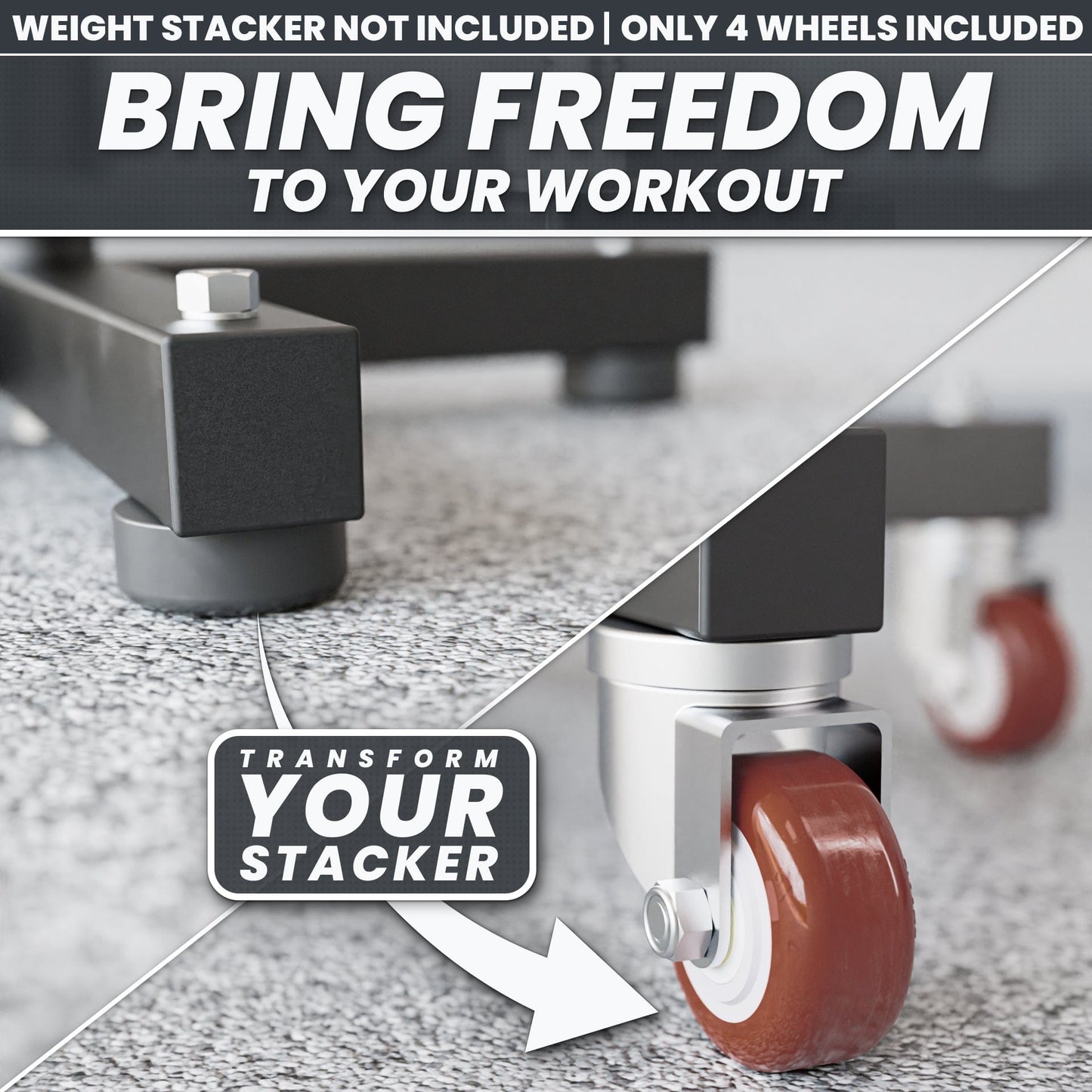 Synergee Weight Plate Stacker - Grit Grind Strength