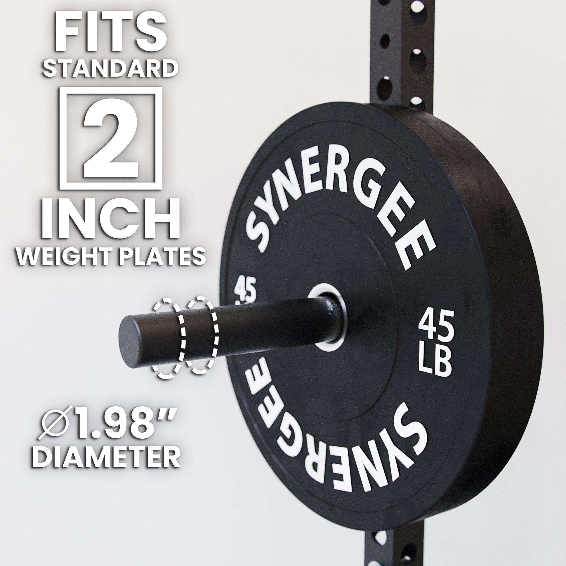 Synergee Weight Plate Storage Peg Attachments - Grit Grind Strength
