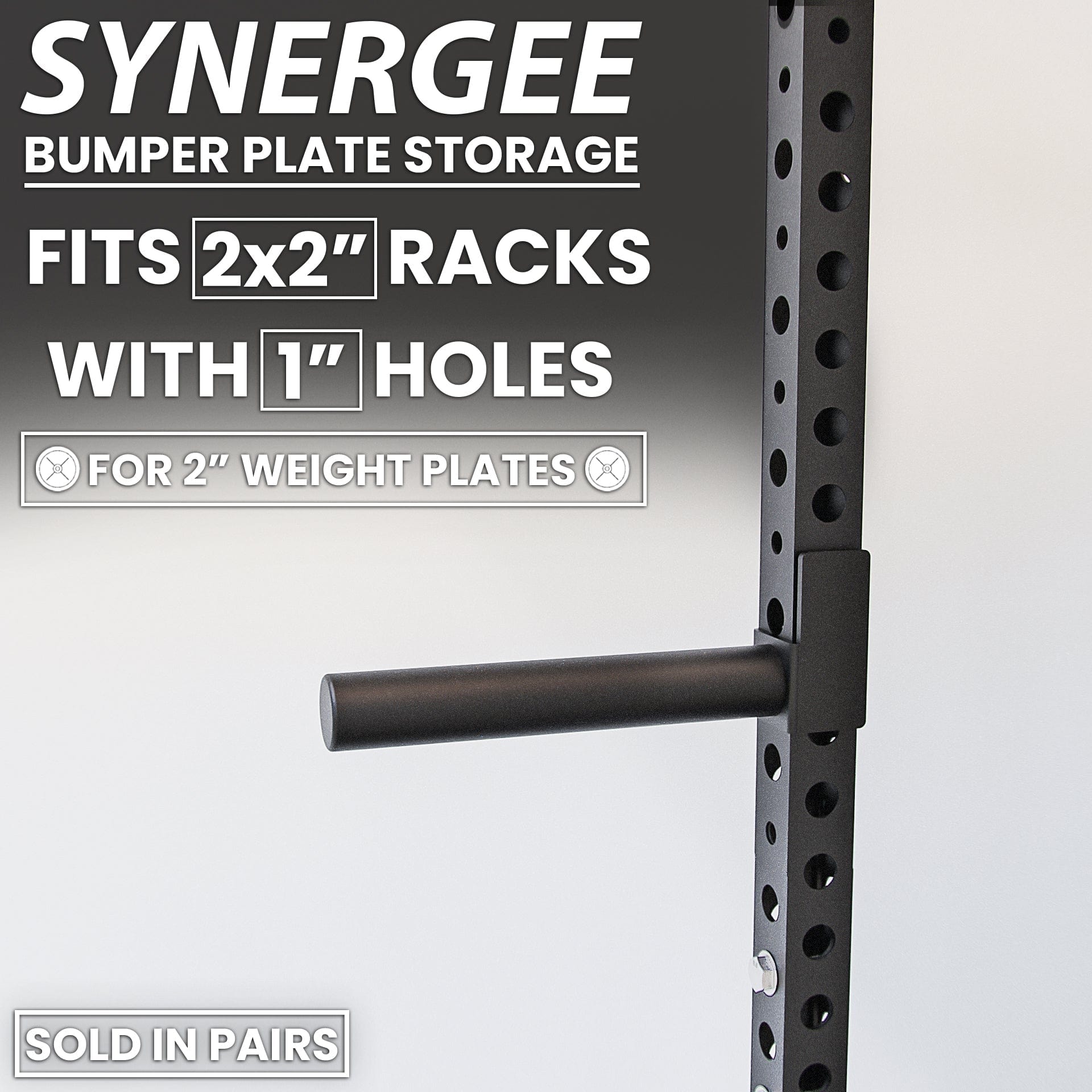 Synergee Weight Plate Storage Peg Attachments - Grit Grind Strength