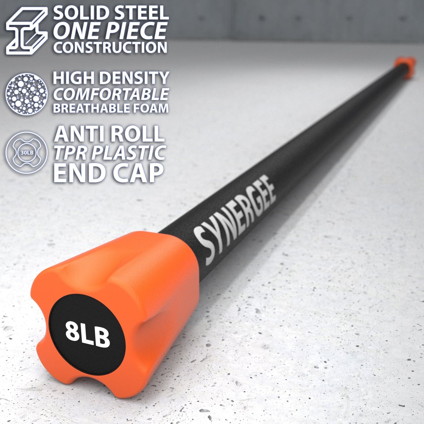 Synergee Weighted Workout Bars - Grit Grind Strength