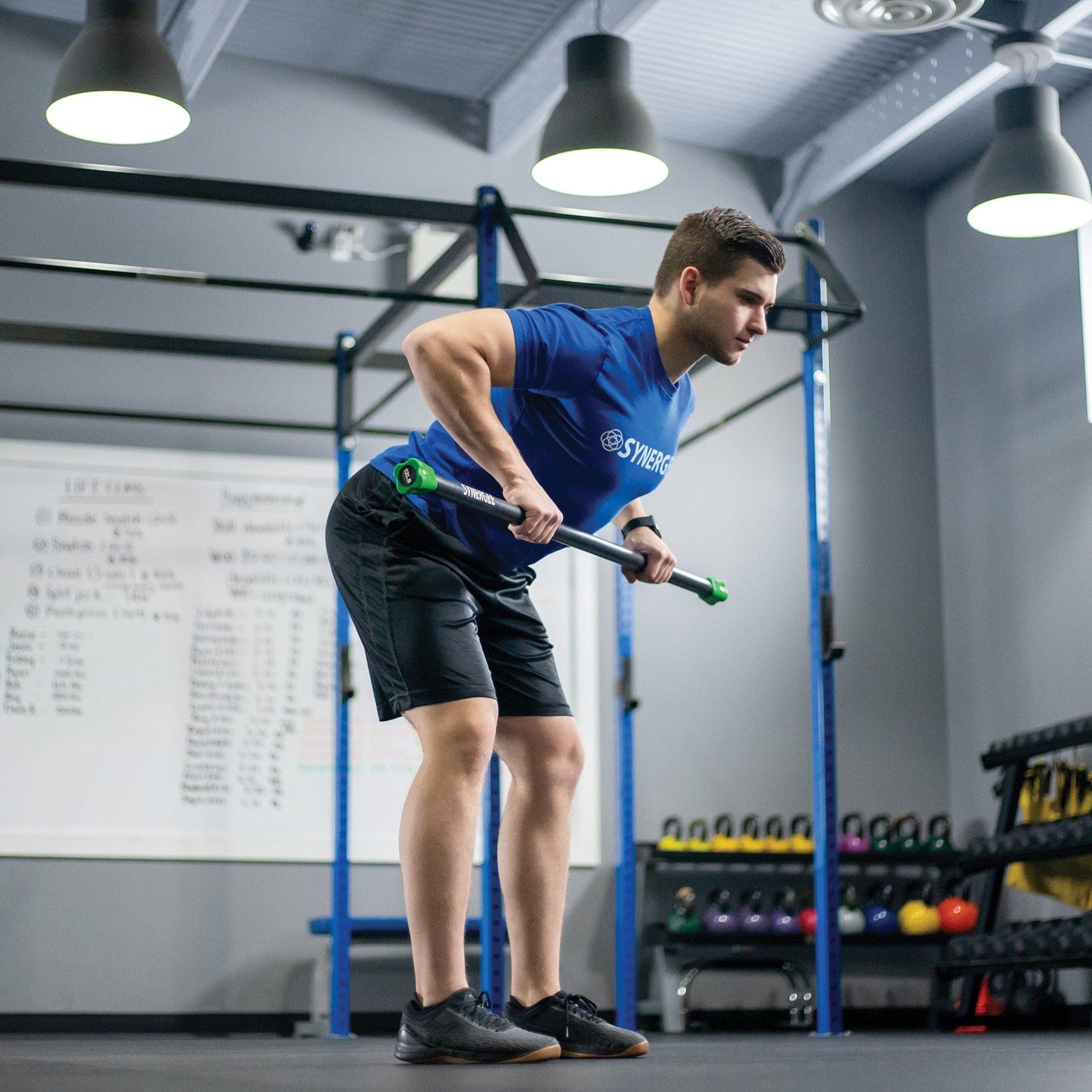 Synergee Weighted Workout Bars - Grit Grind Strength