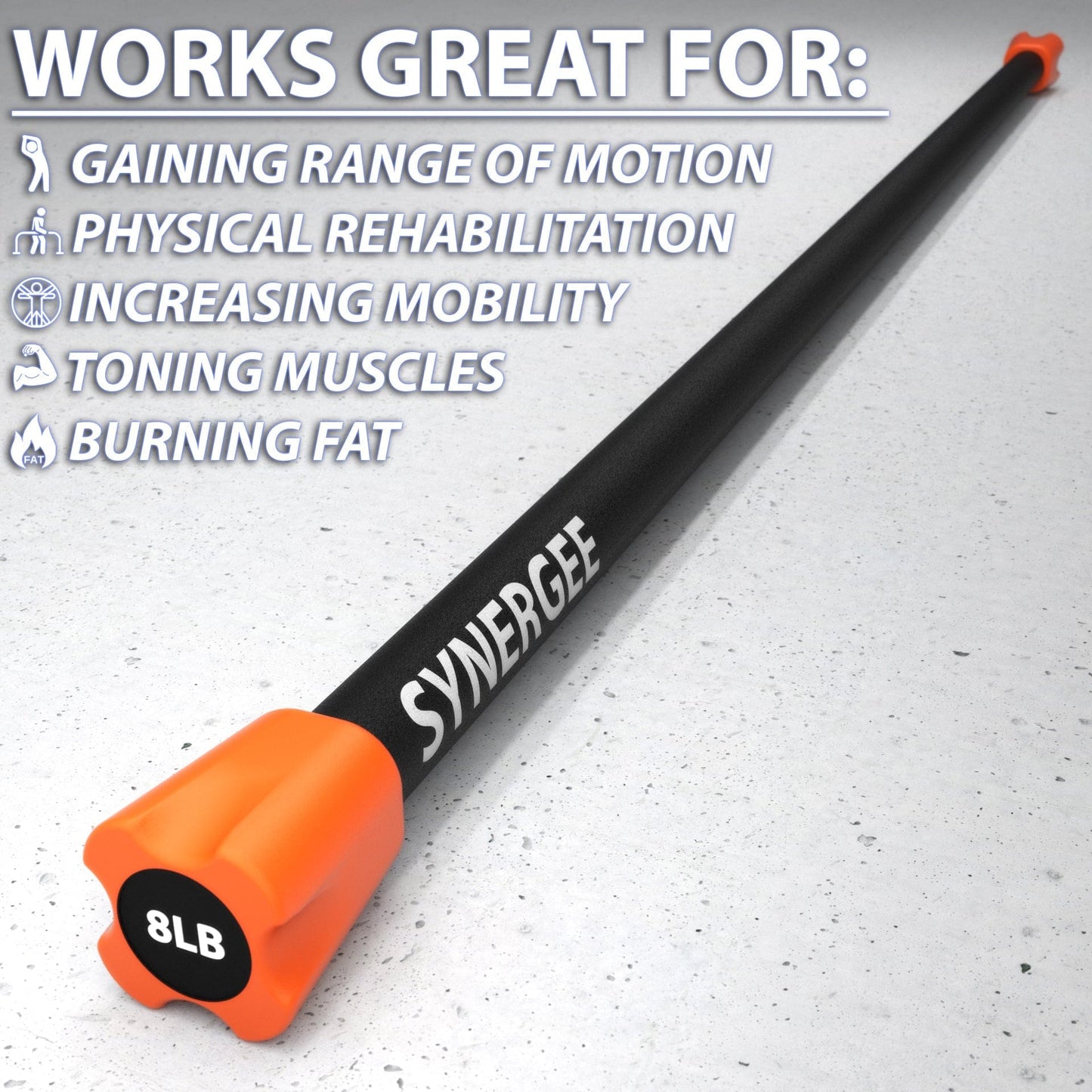 Synergee Weighted Workout Bars - Grit Grind Strength