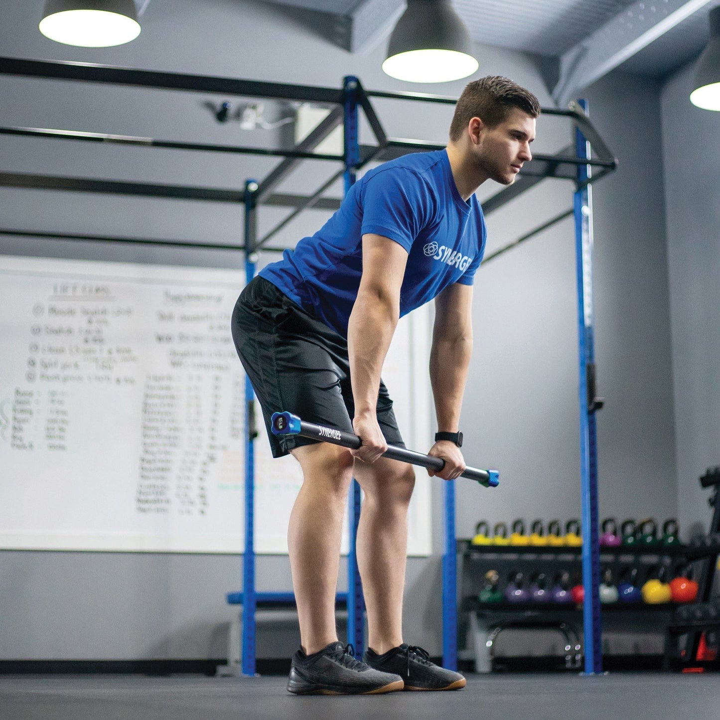 Synergee Weighted Workout Bars - Grit Grind Strength