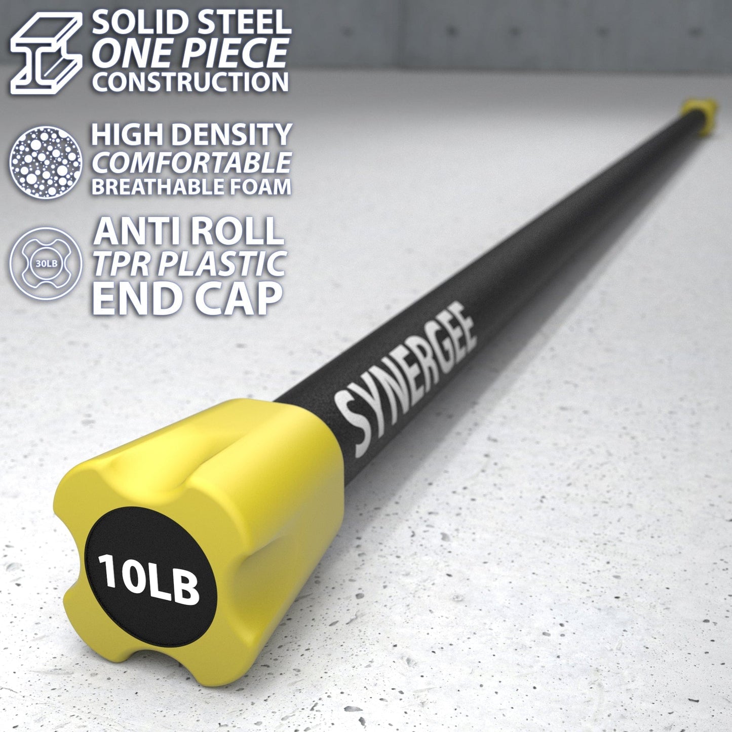 Synergee Weighted Workout Bars - Grit Grind Strength