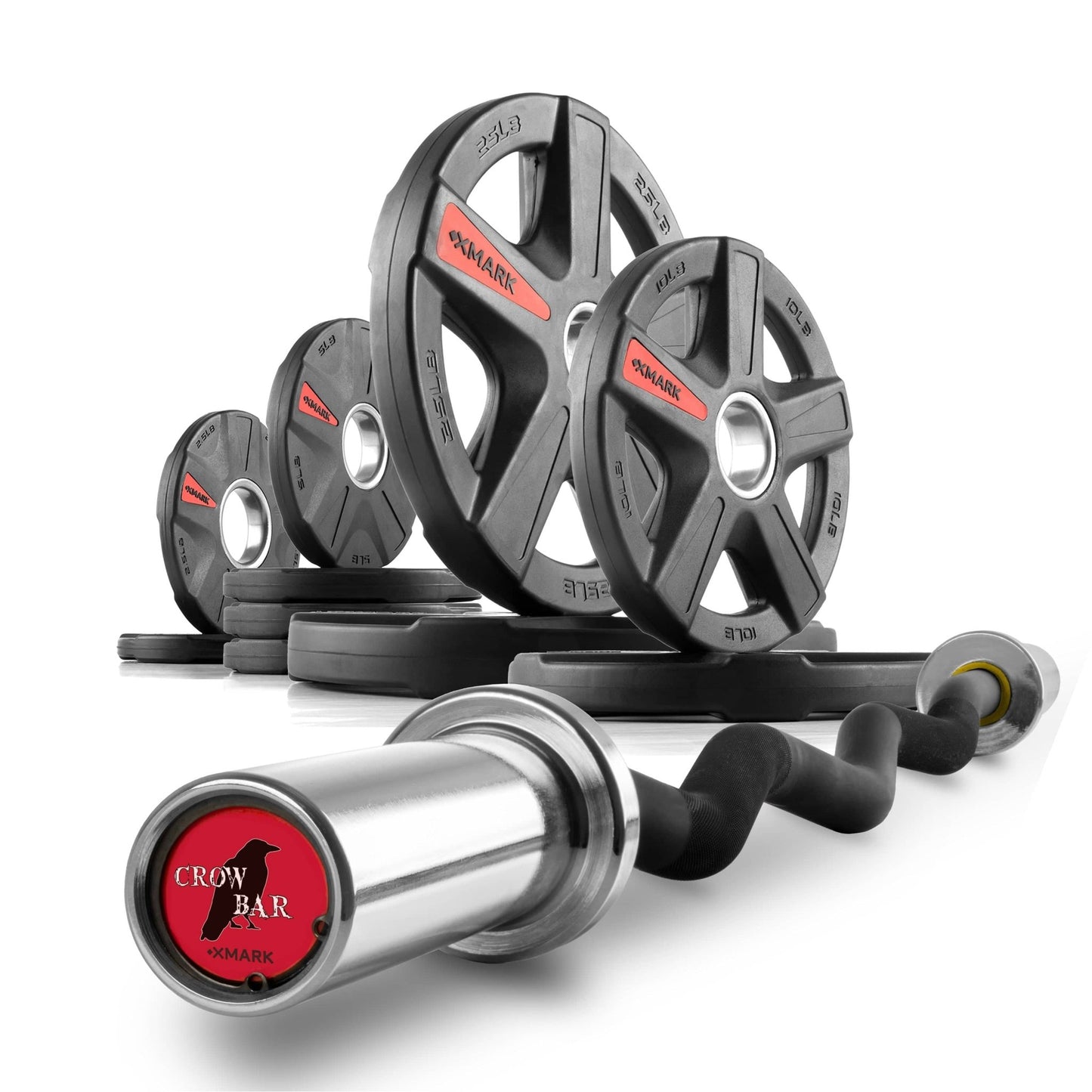 Texas Star Olympic Weight Plates and Curl Barbell Sets - Grit Grind Strength