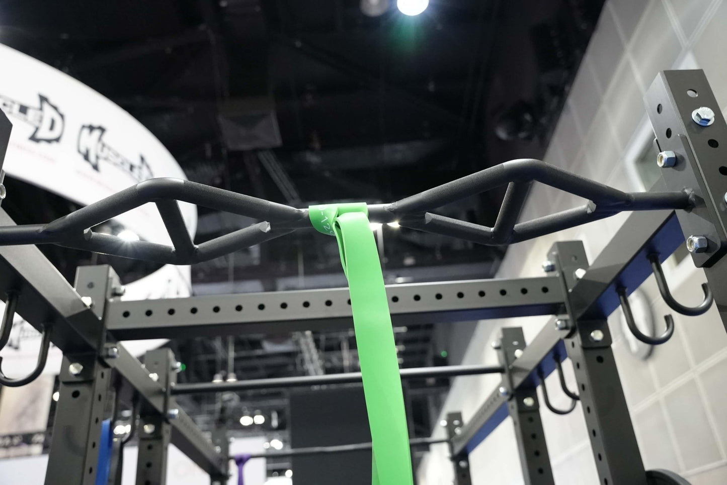 TGrip Commercial 20' Low Profile Wall Mount Rig - 3x3 Steel - Functional Multi - Grip Pull - Up - Sandwich Style J - Hooks - Grit Grind Strength
