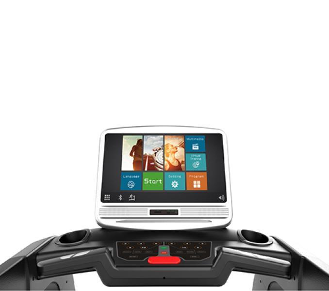 Touch Screen Commercial Treadmill - Muscle D Fitness - Deluxe Touch Screen Commercial Treadmill - Grit Grind Strength