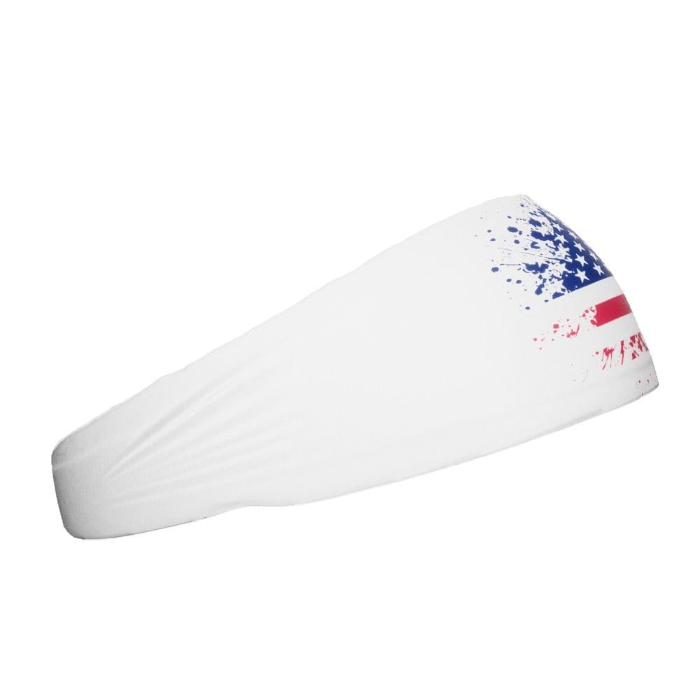 USA Splattered Headband - Grit Grind Strength