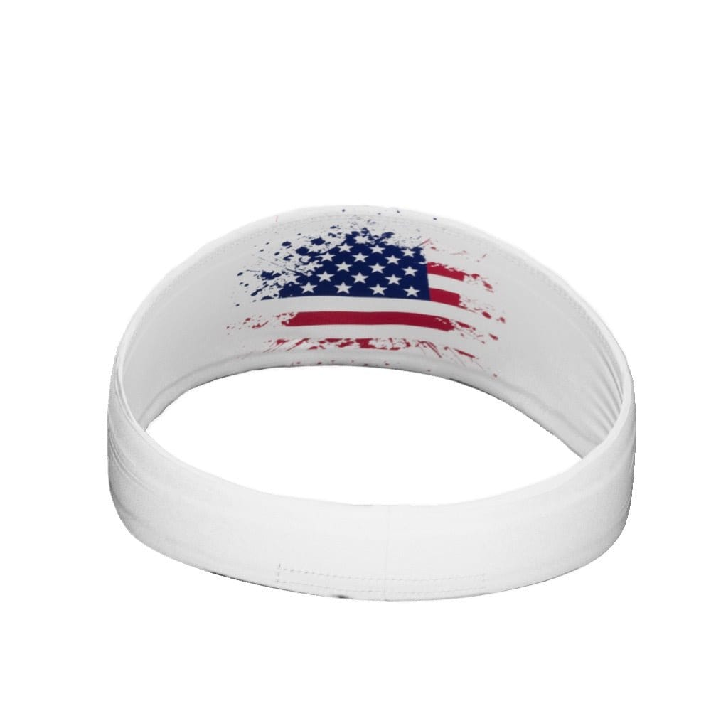 USA Splattered Headband - Grit Grind Strength