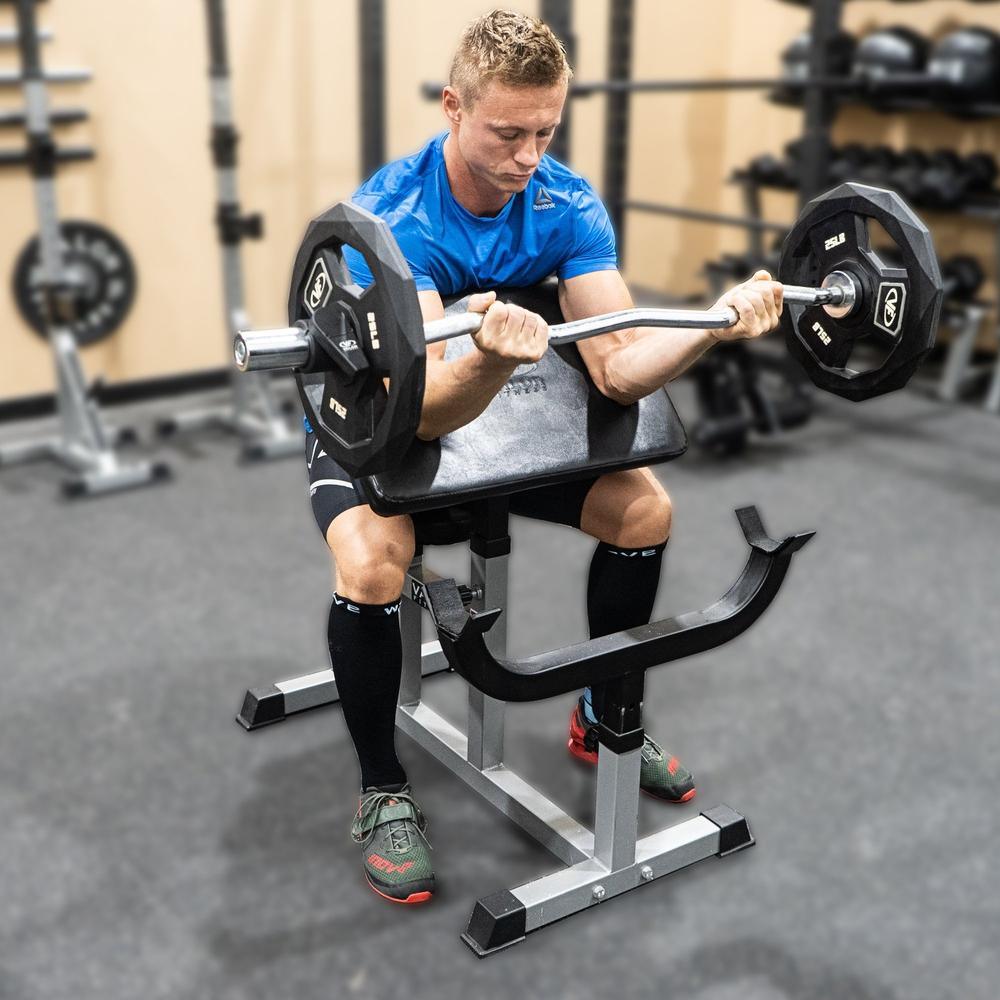 Valor Fitness Exercise Benches Adjustable Seated Preacher Curl Bench