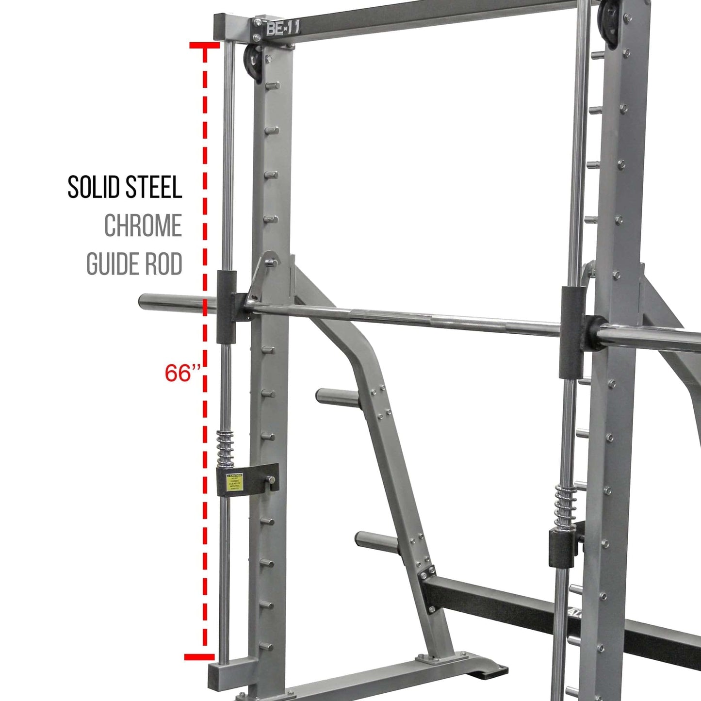 Valor Fitness Weight Lifting Machines & Racks Smith Machine with Olympic Storage Pegs