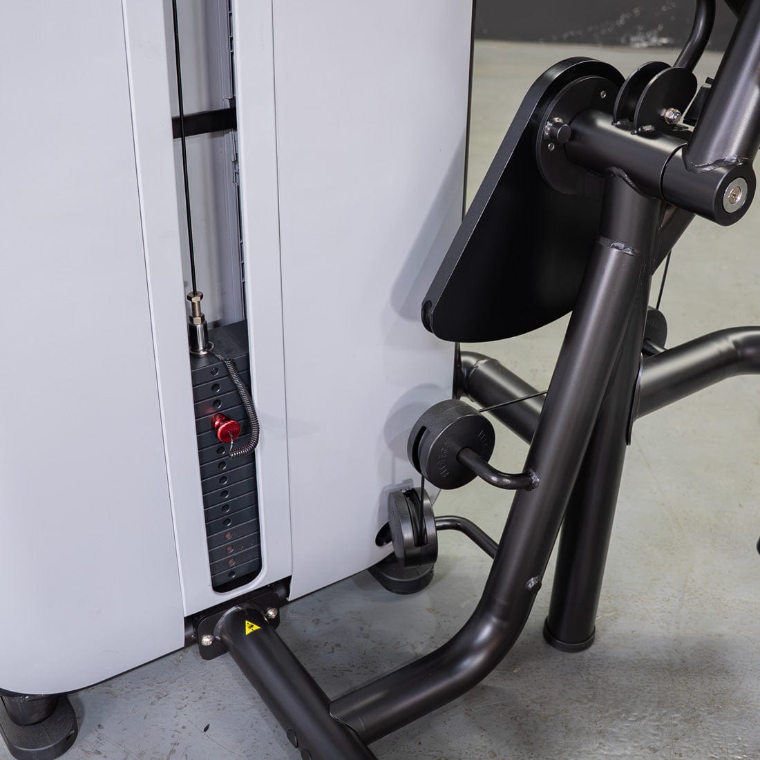 Vogue Ab Crunch - Muscle D Fitness - Adjustable Seat - Abdominal Workout - Selectorized Weight - Grit Grind Strength