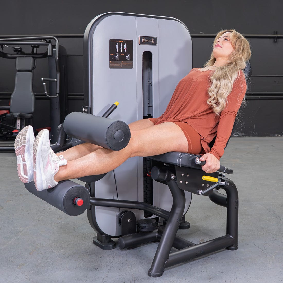 Vogue Seated Leg Curl | Commercial Hamstring Machine | MDF - Grit Grind Strength