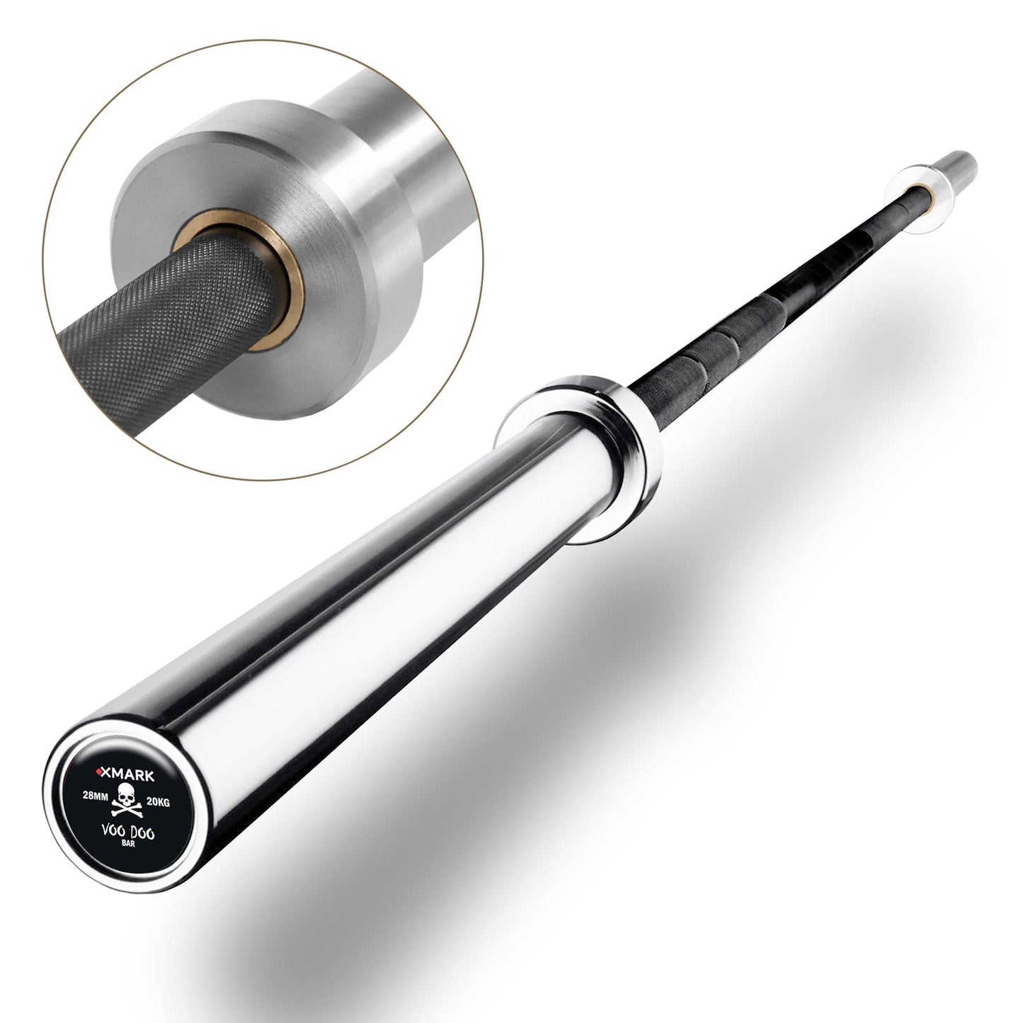 Voodoo: 7ft Olympic Weightlifting Bar - Grit Grind Strength