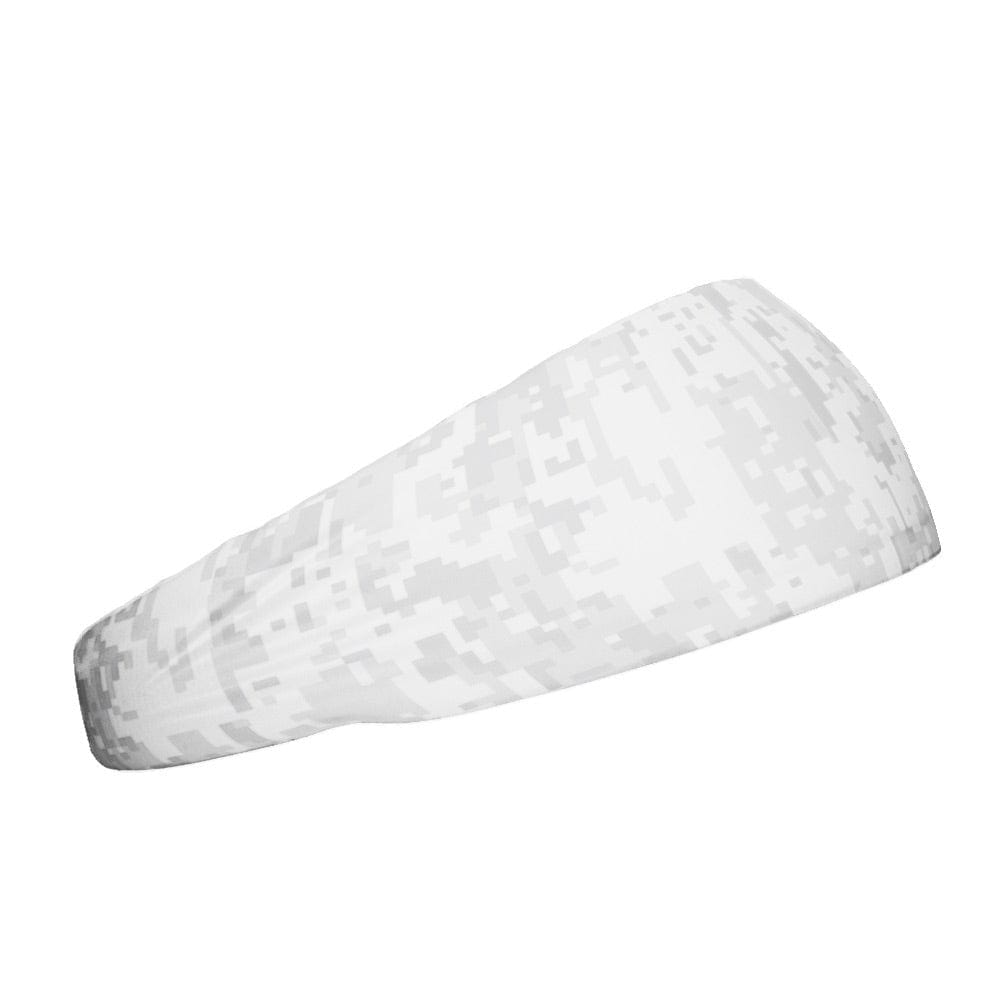 White Digi Camo Headband - Grit Grind Strength