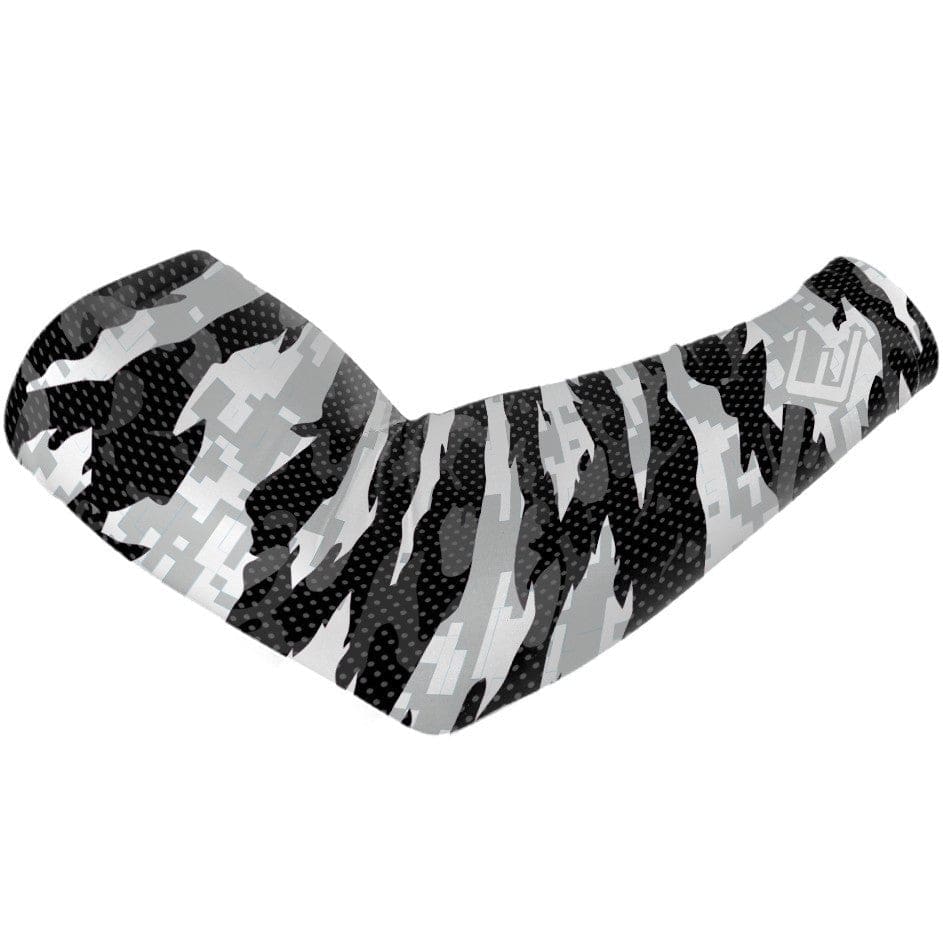 White Fierce Arm Sleeve - Grit Grind Strength