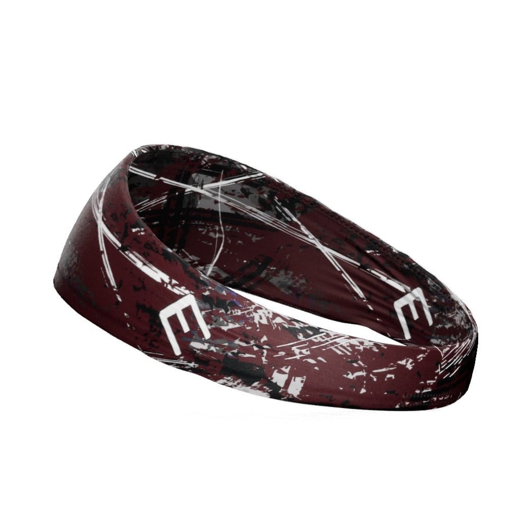 Wicked Maroon Headband - Grit Grind Strength