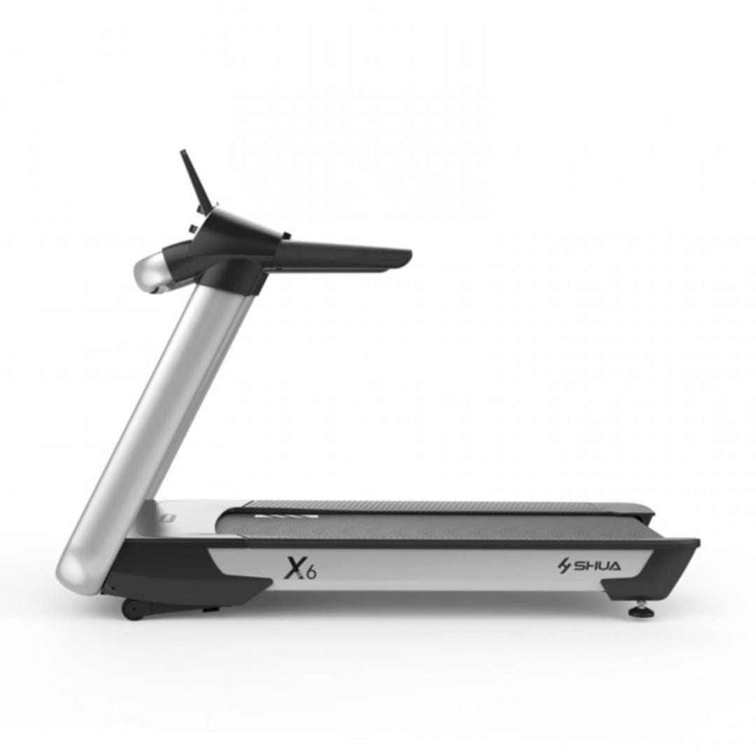 X6 Light Commercial Treadmill - Muscle D Fitness - LED Console - Cup Holder - Grit Grind Strength