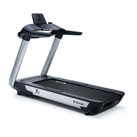 X6 Light Commercial Treadmill - Muscle D Fitness - LED Console - Cup Holder - Grit Grind Strength