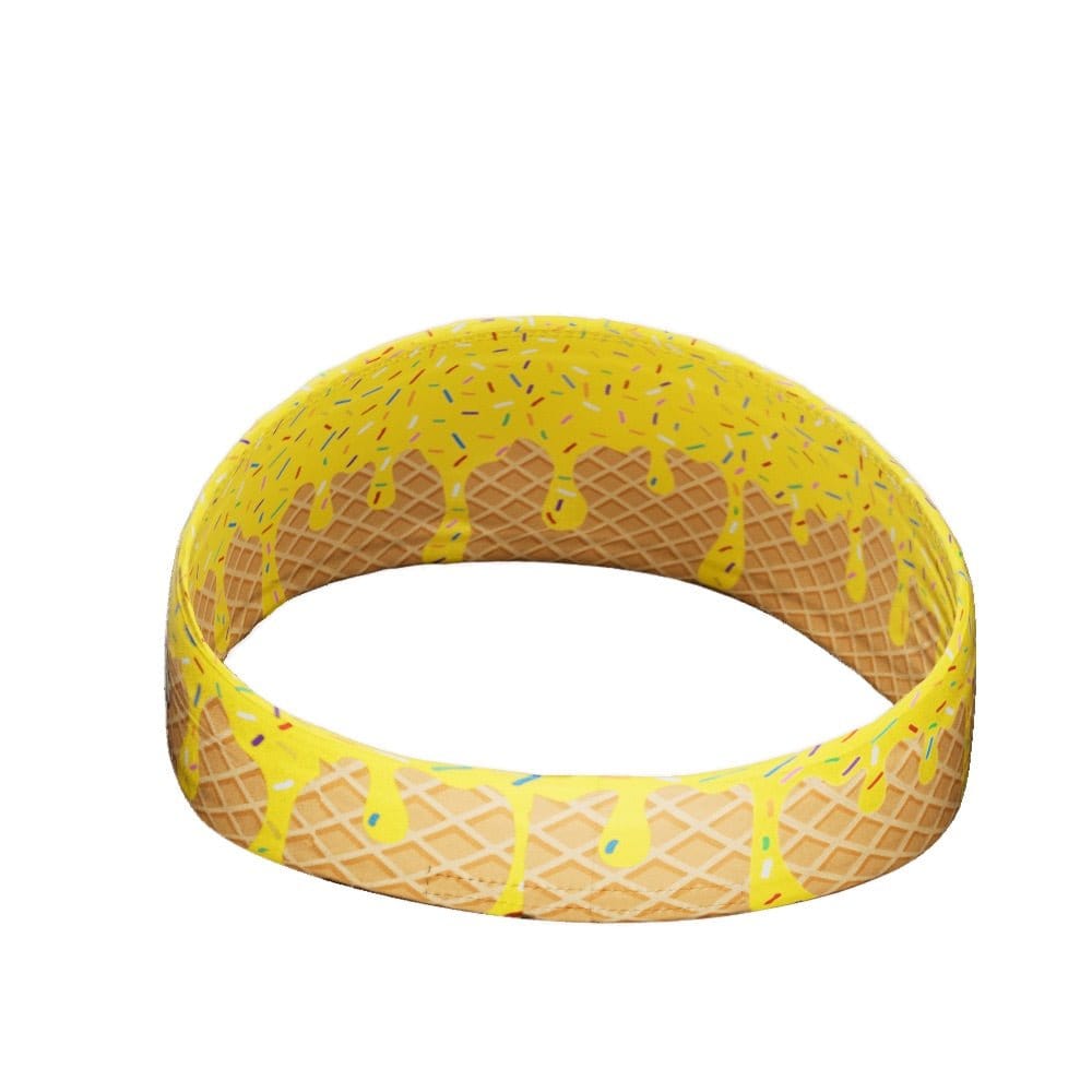 Yellow Ice Cream Headband - Grit Grind Strength