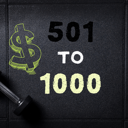 $501 to $1000 - Grit Grind Strength