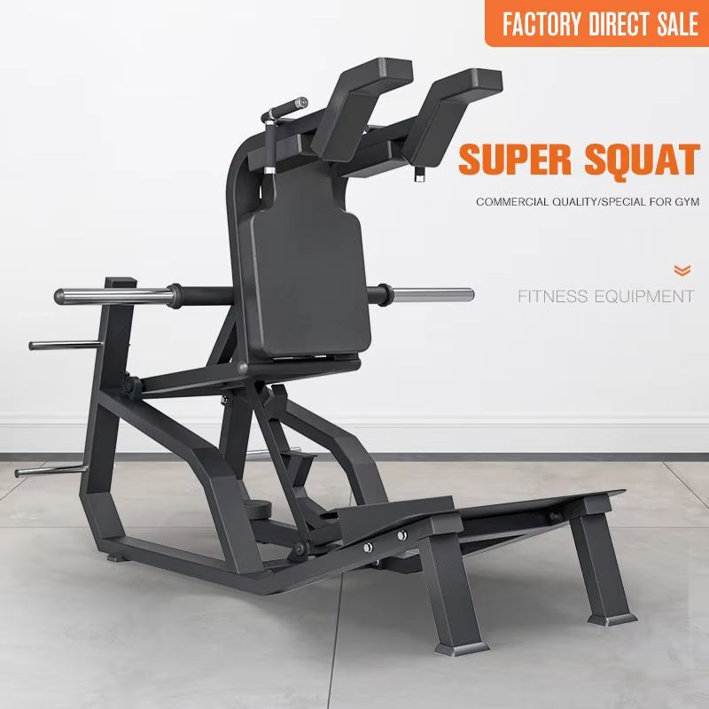 Commercial Grade 45-Degree Vertical Leg Press and Hack Squat Machine for Fitness Gyms