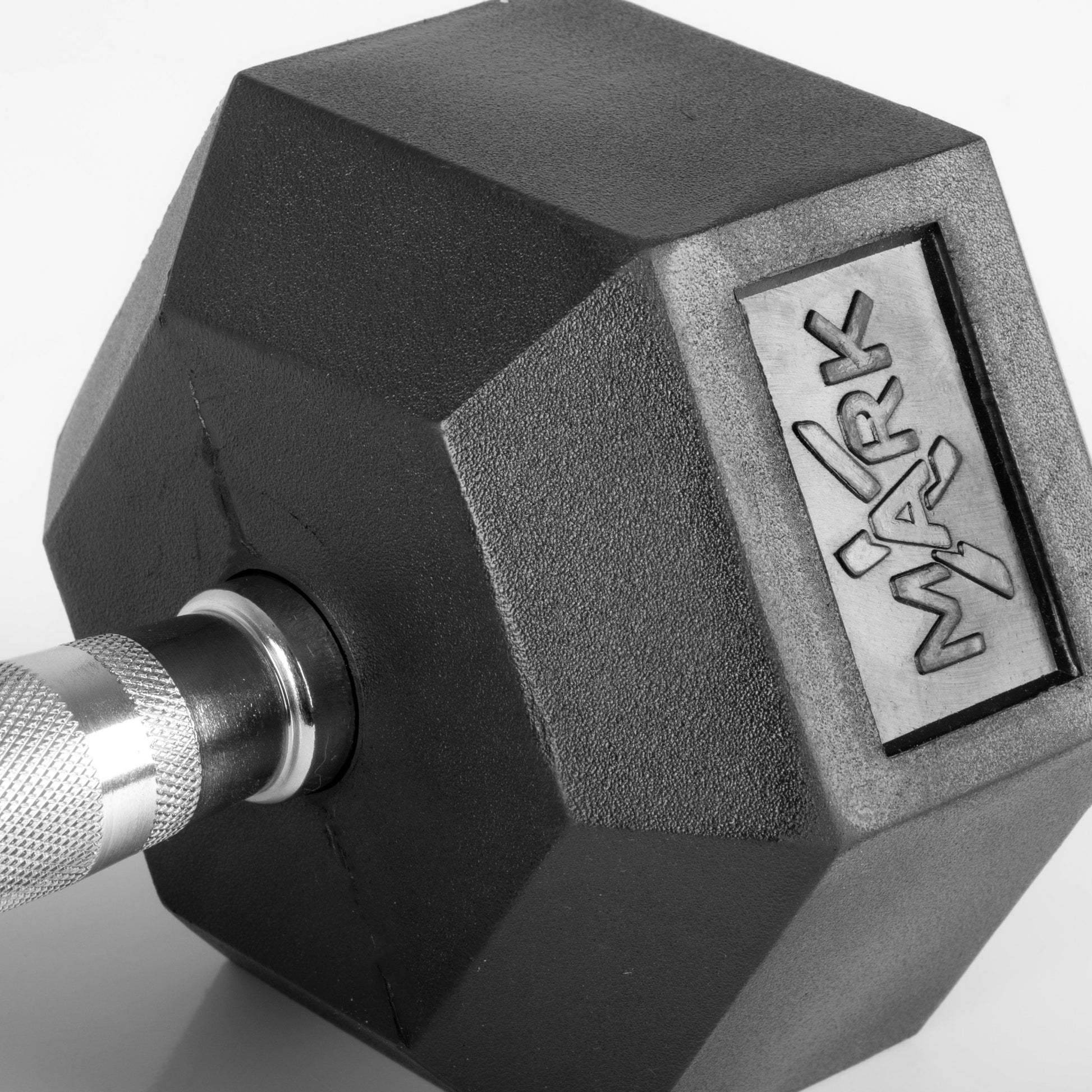 10 to 50 lbs. Rubber Hex Dumbbell Pairs Includes 2 - Tier Storage Rack - Grit Grind Strength