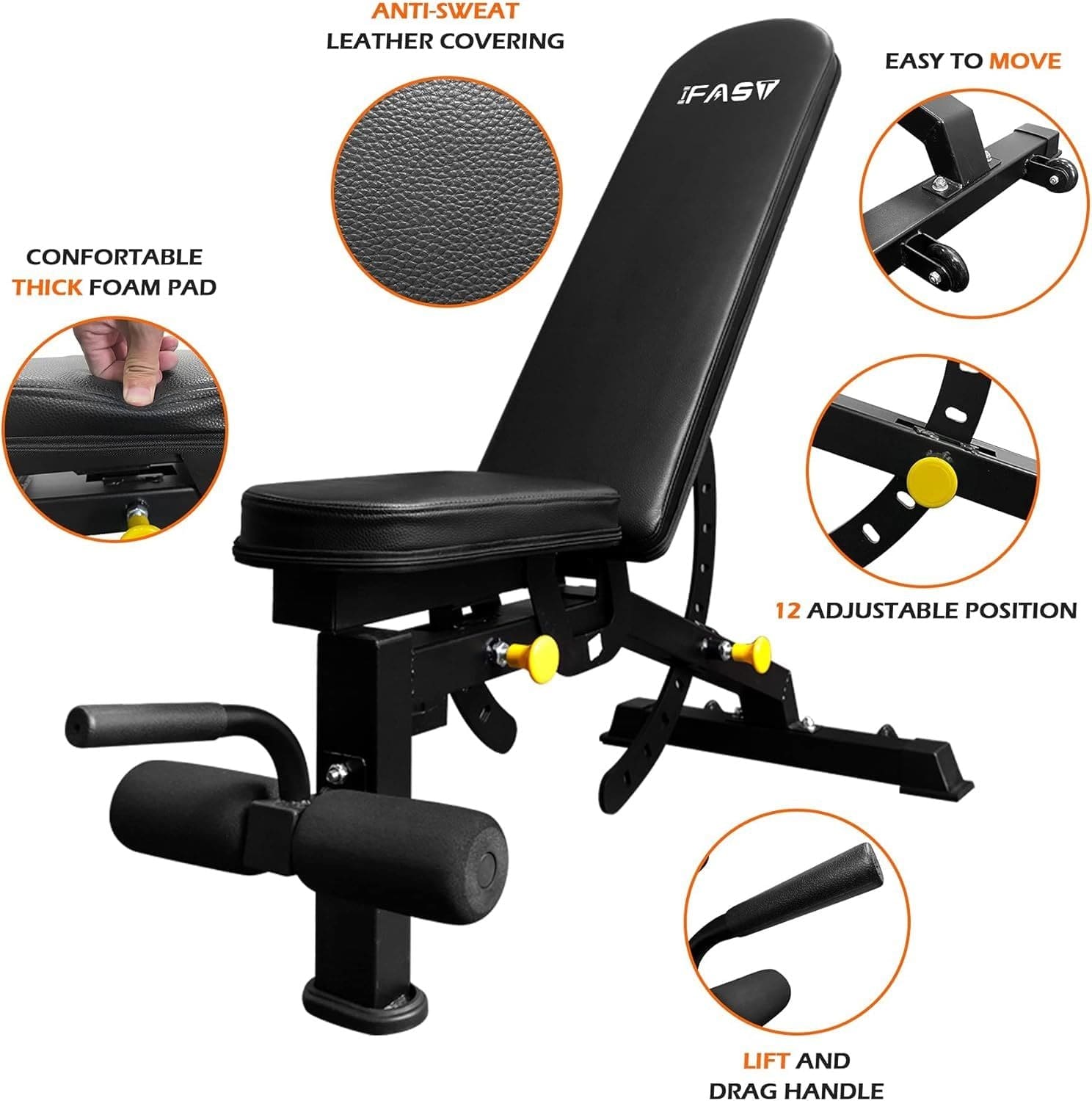 1000 lbs. capacity Multi - functional Power Cage, Home Adjustable Pullup Squat Rack Comprehensive Fitness Barbell Rack - Grit Grind Strength