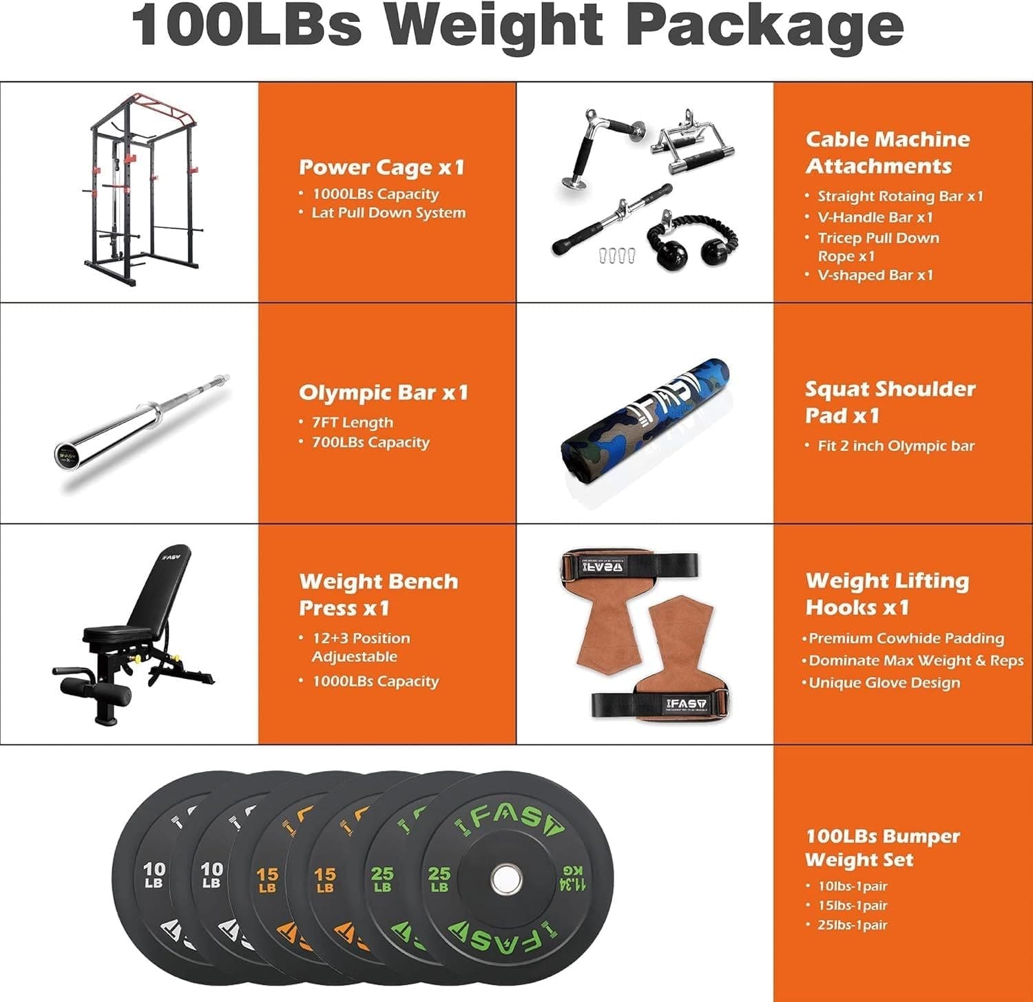 1000 lbs. capacity Multi - functional Power Cage, Home Adjustable Pullup Squat Rack Comprehensive Fitness Barbell Rack - Grit Grind Strength