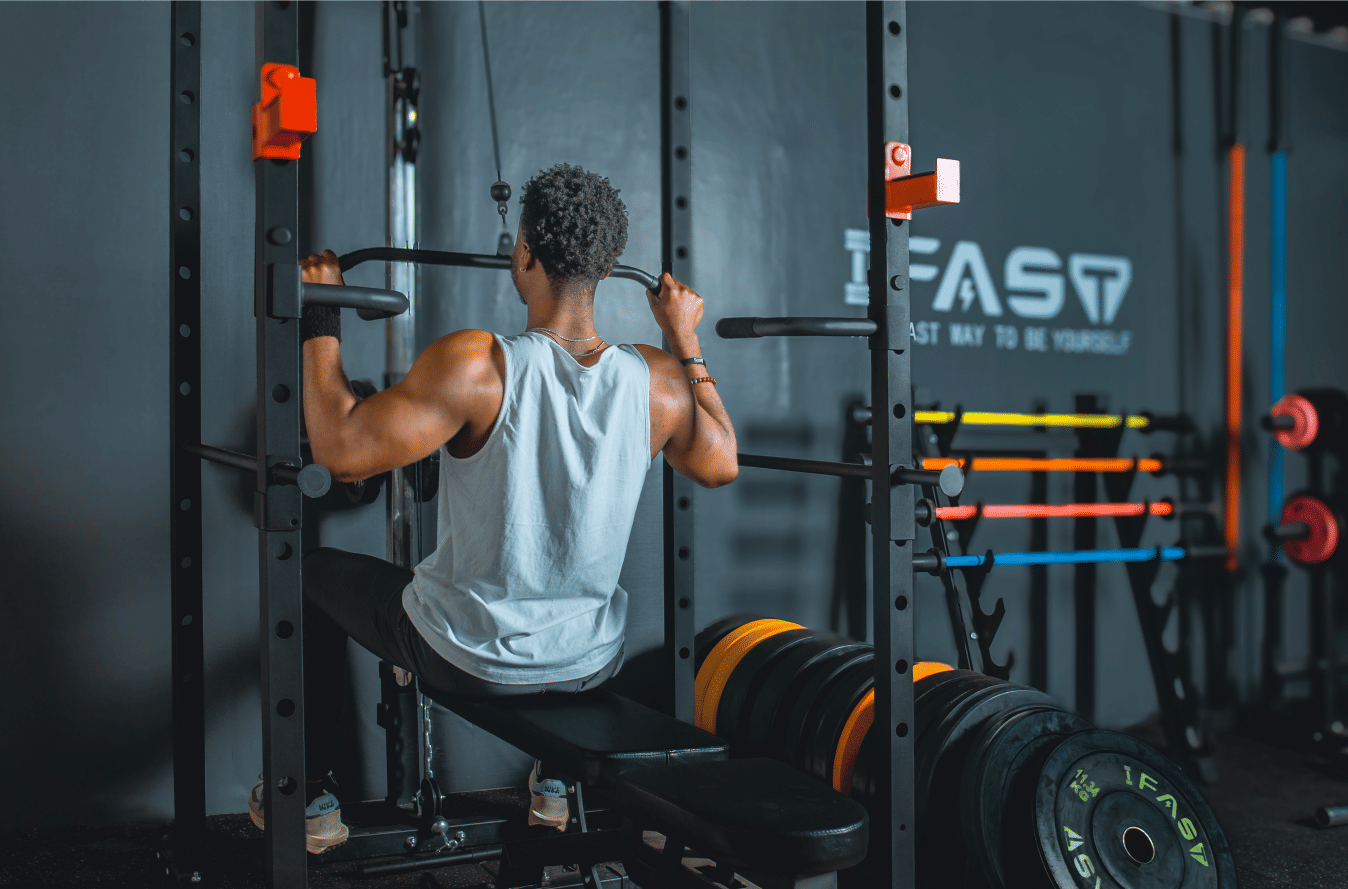 1000 lbs. Multi - functional Power Cage, Home Adjustable Pull up power Rack Comprehensive Fitness Barbell Rack - Grit Grind Strength