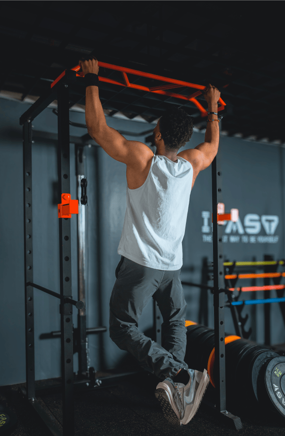 1000 lbs. Multi - functional Power Cage, Home Adjustable Pull up power Rack Comprehensive Fitness Barbell Rack - Grit Grind Strength