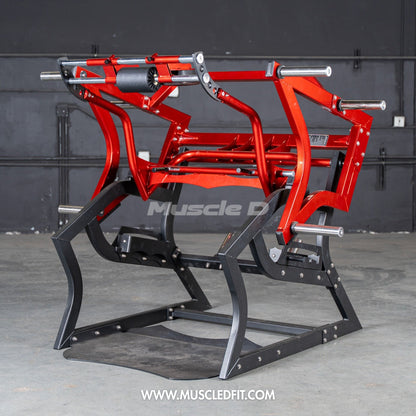Sentadillas Power Hack Pro Strength | Máquina de gimnasio comercial Muscle D Fitness 