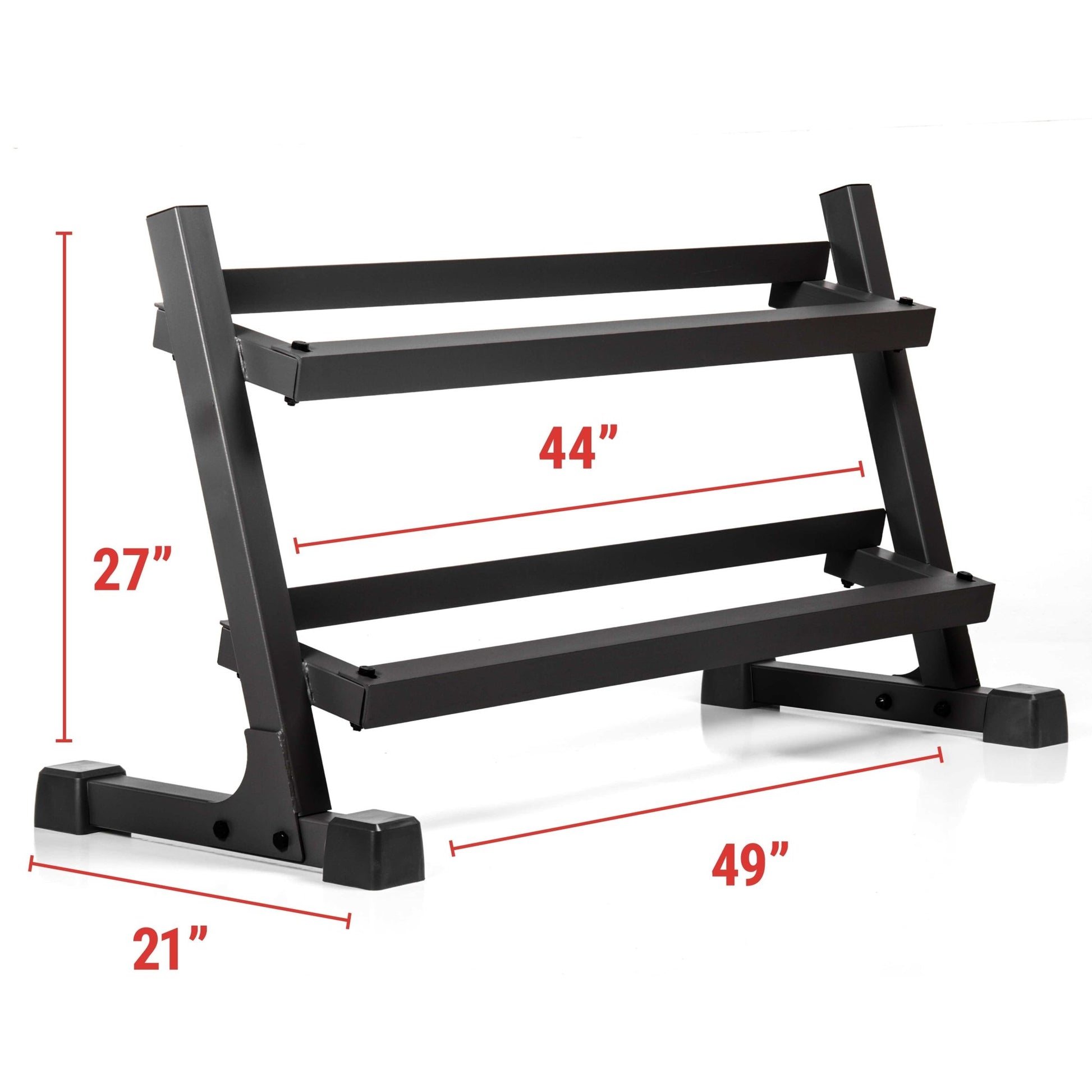 2 - Tier Dumbbell Rack - Grit Grind Strength