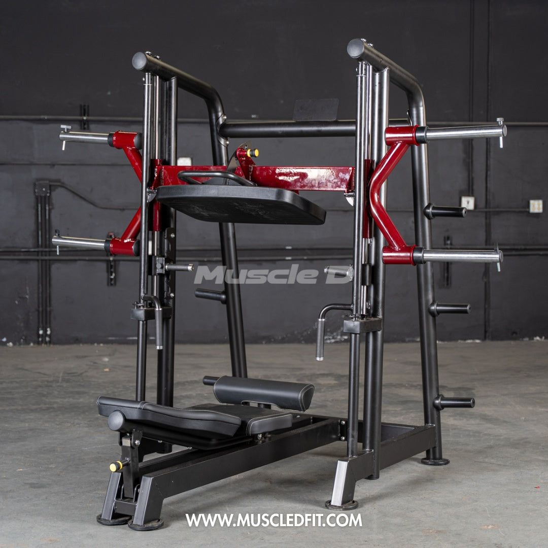 Power Leverage V2 Vertical Leg Press by Muscle D Fitness | Commercial Gym - Grit Grind Strength