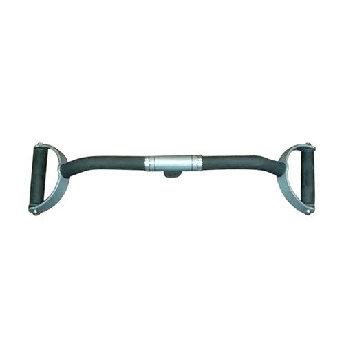 24" Rotating Lat Bar with D - Handles - Cable Attachment - Muscle D Fitness - Premium Grips - Grit Grind Strength