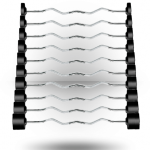 YORK Rubber Fixed Pro Curl Barbell Set (20–110 lb) — Commercial EZ Curl Bar Rack Set - Grit Grind Strength