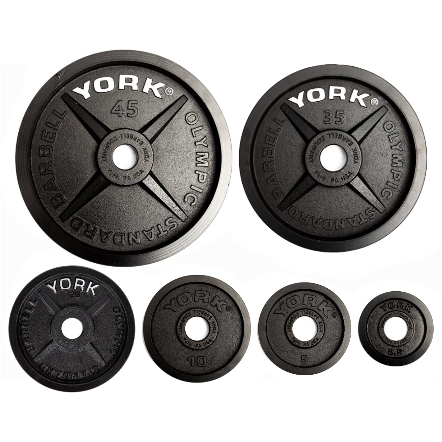 2" Legacy Cast Iron Olympic Plates - Grit Grind Strength