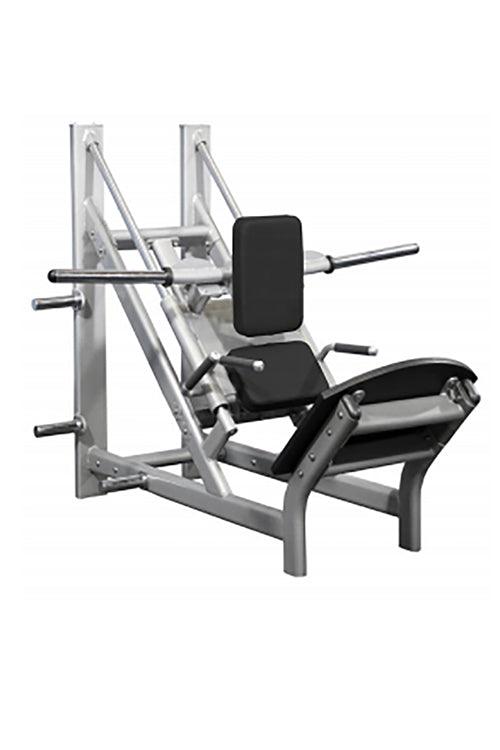 45 Degree Linear Calf Hack Machine - Muscle D Fitness - Integrated Storage - Grit Grind Strength