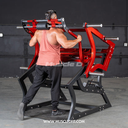 Sentadillas Power Hack Pro Strength | Máquina de gimnasio comercial Muscle D Fitness 