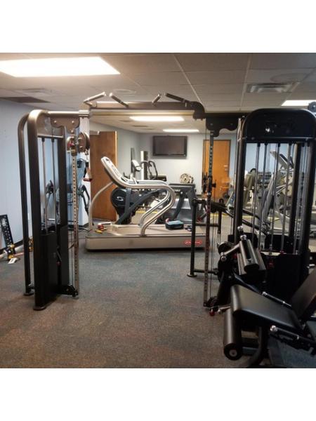 5 Stack Megatron Compact Multi - Gym - Muscle D Fitness - Lat Pull, Low Row, Bench Press, Lat Pull, Leg Ext / Curl - Grit Grind Strength