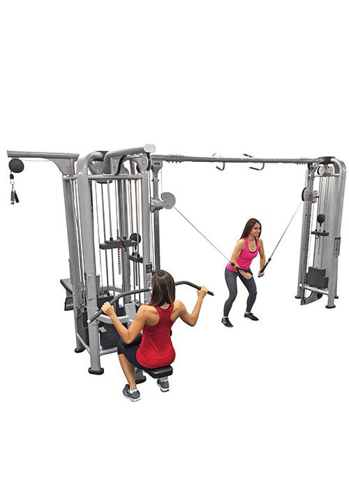 5 Stack Megatron Deluxe Jungle Gym 3 Colors - Muscle D Fitness - Commercial - Grade , Lat Pull, Low Row, Functional Column - Grit Grind Strength
