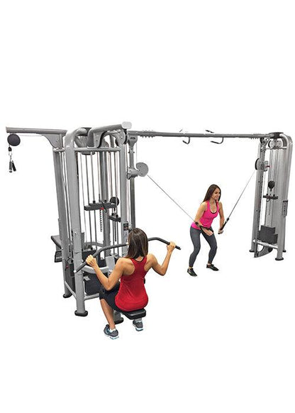 5 Stack Megatron Deluxe Jungle Gym 3 Colors - Muscle D Fitness - Commercial - Grade , Lat Pull, Low Row, Functional Column - Grit Grind Strength