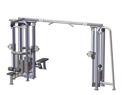 5 Stack Megatron Deluxe Jungle Gym 3 Colors - Muscle D Fitness - Commercial - Grade , Lat Pull, Low Row, Functional Column - Grit Grind Strength