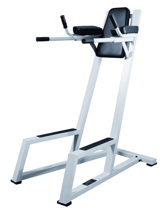 York STS VKR with Dip Commercial Vertical Knee Raise Station - Grit Grind Strength