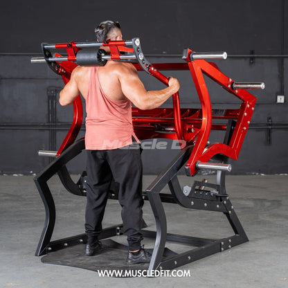 Sentadillas Power Hack Pro Strength | Máquina de gimnasio comercial Muscle D Fitness 
